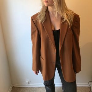 Brown Oversized Blazer